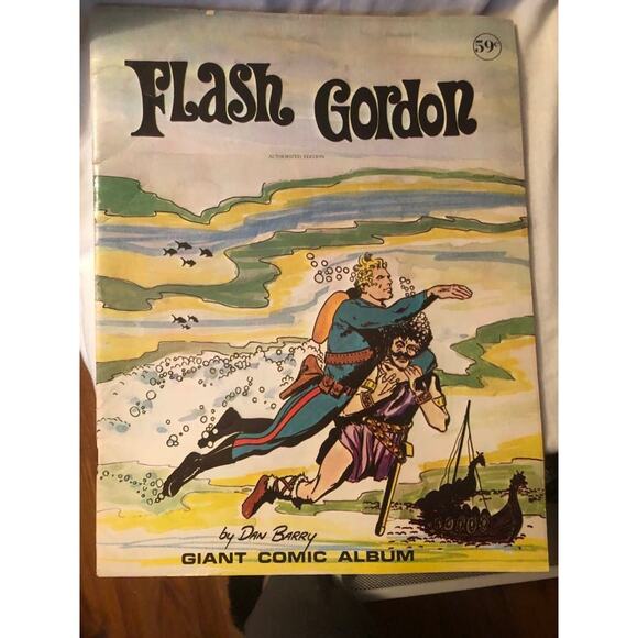 Flash Gordon Giant Comic Album VINTAGE C1969 - Picture 1 of 2